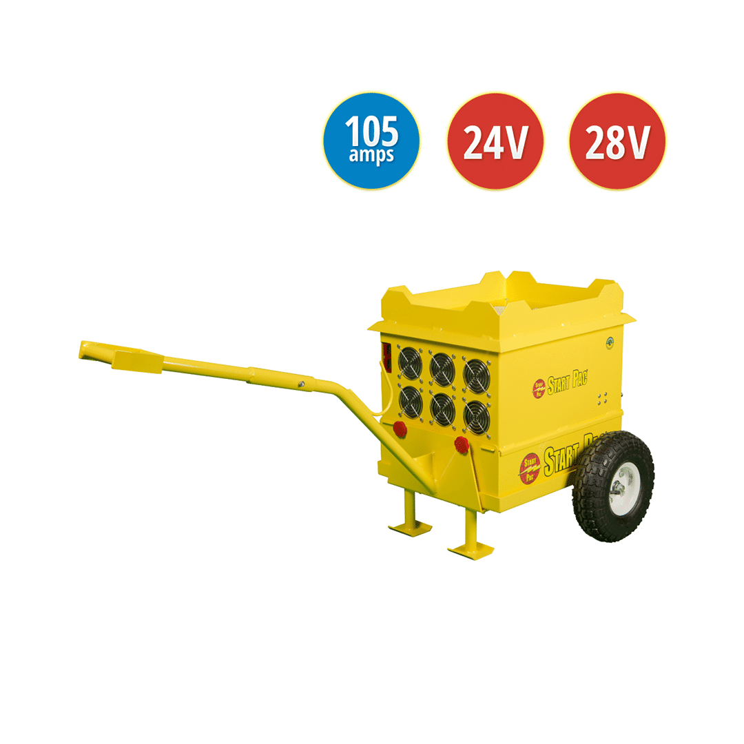 paru ♩ Mobile 24V 105 A Aircraft Ground Power Unit | START PAC